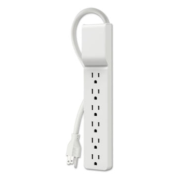 Belkin® Home-office Surge Protector, 6 Outlets, 4 Ft Cord, 720 Joules, White freeshipping - TVN Wholesale